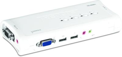 TrendNet TK-409K KVM-switch VGA Muis 2048 x 1536 Pixel