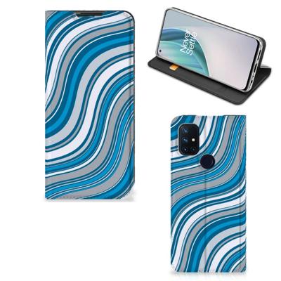 OnePlus Nord N10 5G | Hoesje met Magneet | Waves Blue