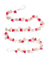 HEMA Slinger 2m plastic hart (rood) - thumbnail