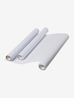 Set van 3 rollen bordpapier licht wit effen - thumbnail