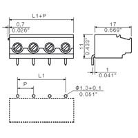 Weidmüller 1753890000 Klemschroefblok 4 mm² Aantal polen 2 Oranje 100 stuk(s) - thumbnail