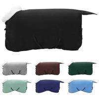 VidaXL Paardendeken zwart 165 cm polar fleece - thumbnail
