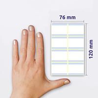 Avery diepvriesetiketten in blister, wit, 40 etiketten - thumbnail