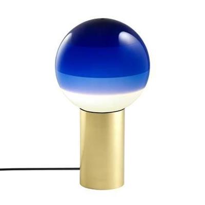 Marset Dipping Light Tafellamp - Blauw / Geborsteld Messing