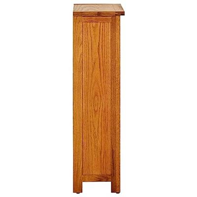 Boekenkast 45x22,5x82 cm massief eikenhout