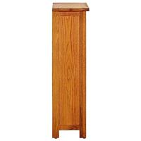 Boekenkast 45x22,5x82 cm massief eikenhout - thumbnail