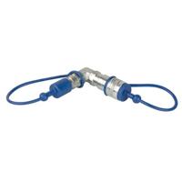 Showtec CO2 90 graden 3/8 inch naar Q-Lock adapter - thumbnail