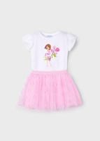 Mayoral Zomer tule rok + top meisjes - mauve paars - thumbnail