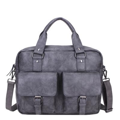 2 vaks PU schooltas werktas CAMILA Grijs 2 vaks PU schooltas werktas CAMILA Grijs