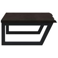 Badkamer wandschap staal en massief eikenhout - thumbnail