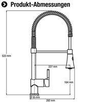 Cornat 3206 Fuerte Sp-Ehm Edelstahl Gastro - FUEE53 - thumbnail