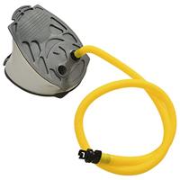 Gymnastiekrol met pomp opblaasbaar 120x75 cm PVC roze - thumbnail