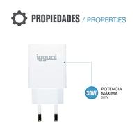 Oplader iggual IGG318317 30 W - thumbnail