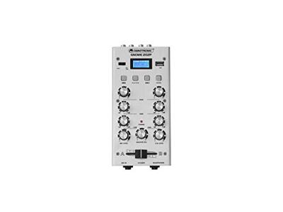 Omnitronic Gnome-202P Mini Mixer zilver - thumbnail
