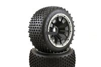 Set achterwielen "Dirt Buster" compleet met Poison velgen zwart - Baja - thumbnail