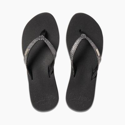 REEF Star Cushion Sassy Slipper Dames Black/Silver 8/38,5