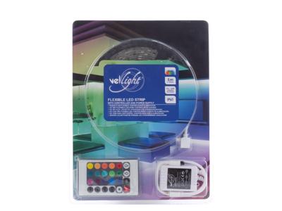 Kit met flexibele LED-strip, controller en voeding - Velleman