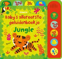Baby's allereerste geluidenboekje Jungle (Hardback) - thumbnail