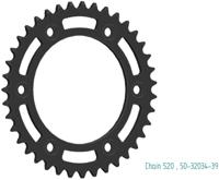 ESJOT Chain wheel 520 40z steel black - thumbnail