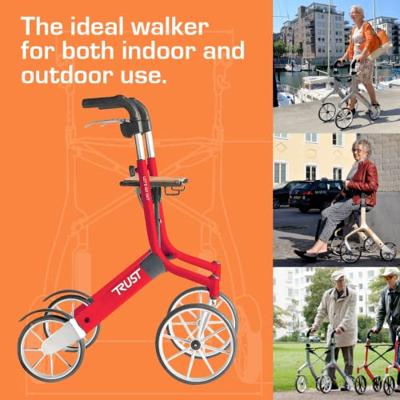 Trust Care Let&apos;s Go Out rollator rood