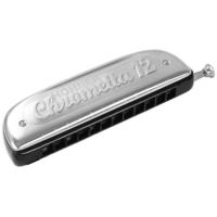 Hohner Chrometta 12 G mondharmonica - thumbnail