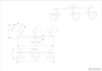 Trio PlafondlampLatika 3-lichts wit - R81523031 - thumbnail