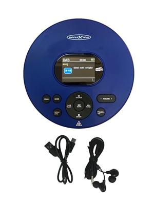 Reflexion PCD540DAB/BL Discman CD, CD-R, CD-RW, MP3 Blauw - thumbnail
