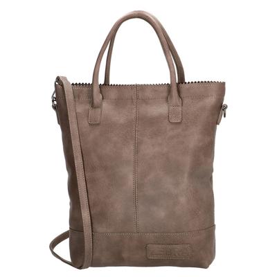 Zebra Trends Kartel Shopper Met Rits grijs  Damestas