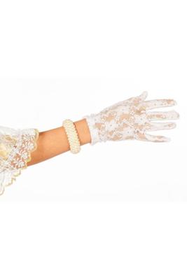 Handschoenen kant wit