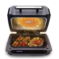 SOGO Human Technology Tafelgrill 4 l 1700 W max. Oververhittingsbeveiliging, Timerfunctie, Traploze temperatuurregeling, BPA-vrij Zwart, RVS - thumbnail