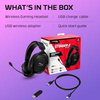 HyperX Cloud Stinger 2 Wireless Over Ear headset Radiografisch Stereo Zwart Gamen - thumbnail