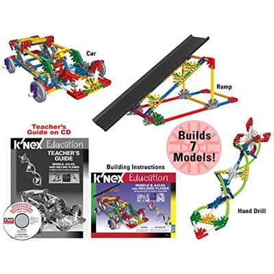 K&apos;Nex intro to simple machines wheels/axles & inclined pla