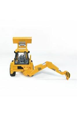 bruder JCB 4CX graaflaadmachine modelvoertuig - thumbnail