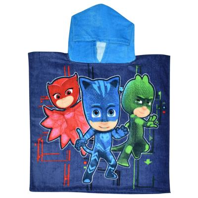 Disney Badponcho Pj Masks Junior 100 Cm Katoen Lichtblauw/blauw Disney Badponcho Pj Masks Junior 100 Cm Katoen Lichtblauw/blauw