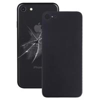 Gemakkelijk vervanging grote camera gat glas terug batterij cover met lijm voor iPhone 8 (zwart) - thumbnail
