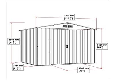 Fonteyn | Metalen Tuinhuis Con