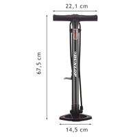 Dunlop Fietspomp staand 63cm - thumbnail