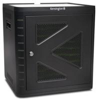 Kensington Charge & Sync Cabinet, Universeel Tablet, 10 Tablets Per Keer, Geschikt voor iPads, Galaxy Tabs, Kindles en Meer, Ingebouwde koelventilator, 43 x 40 x 35 Centimeter, Zwart, K67862EU - thumbnail