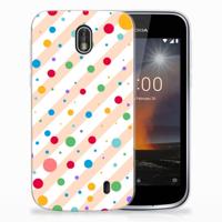 Nokia 1 | TPU bumper | Dots - thumbnail