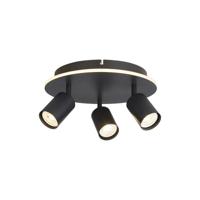 Searchlight PlafondlampSan Diego 3-lichts zwart - 77230-3BK - thumbnail