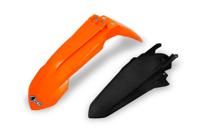 UFO PLAST spatbordset mudguard set ufo ktm oem orange/ black - thumbnail