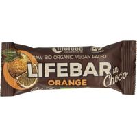 Lifefood Lifebar inchoco sinaasappel bio raw 40 Gram - thumbnail