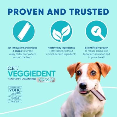 Veggiedent Hond 10-30kg Kauwreep 15