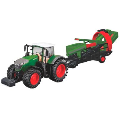 Burago tractor Fendt 1050 Vario met rooi machine 18-31666