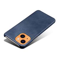 Casecentive Leren Back case iPhone 14 blauw - thumbnail
