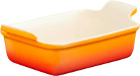 LE CREUSET - Aardewerk - Ovenschaal 26cm 2,40l Oranjerood - thumbnail