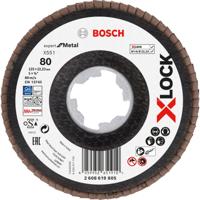 Bosch Accessoires Lamellenschijf X551 125mm G80 Fiber schuin X-LOCK - 2608619805 - thumbnail