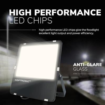Luxor LED Breedstraler - 150 watt 24.000 Lumen (160lm/W) - Anti-verblinding - IK06 - 6400K daglicht wit - IP65 waterdicht - LED Schijnwerper