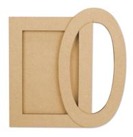 Vaessen Creative • mdf fotolijst cijfer staand 0 - thumbnail