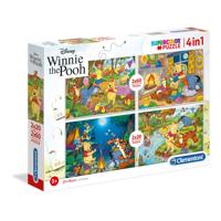 Clementoni Legpuzzel Disney Winnie The Pooh 4 Puzzels 20-180 Stukjes - thumbnail
